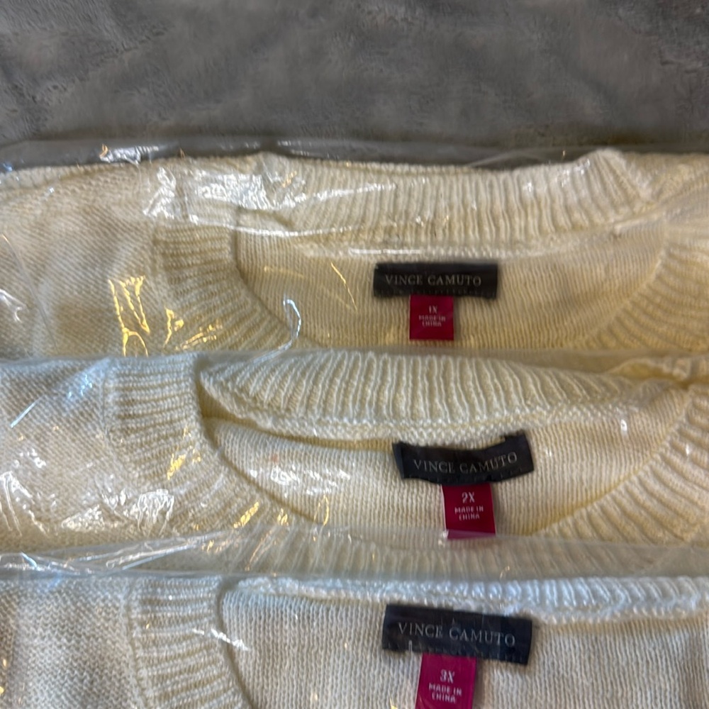 Vince Camuto sweaters. 1X/2X/3X all NWT
